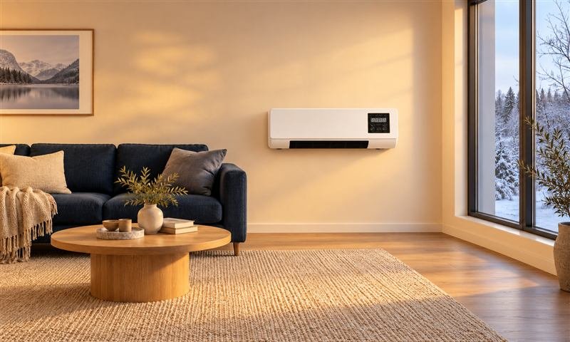 Safe wall-mounted Cozy Cove Pro Heater providing efficient warmth